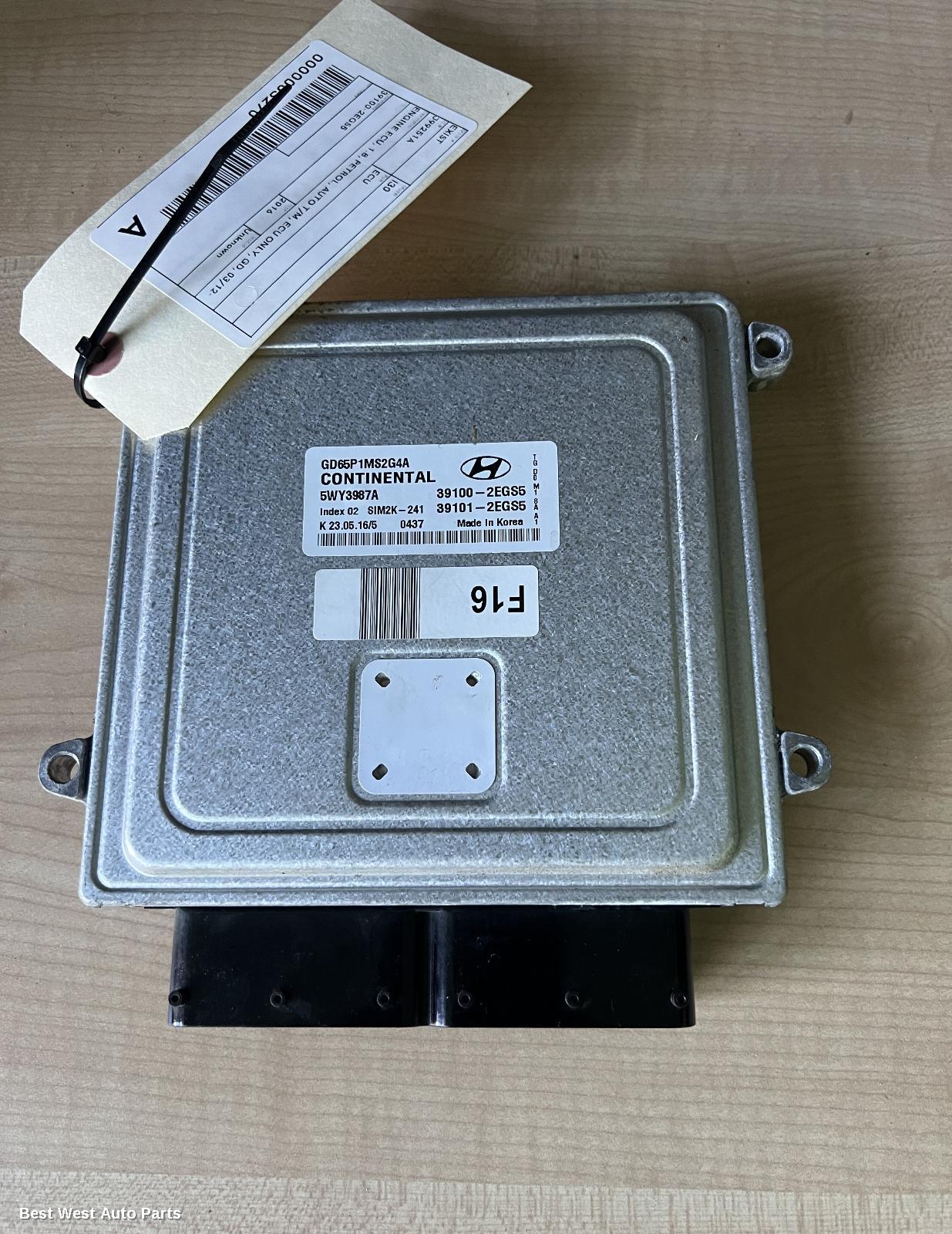 2016 HYUNDAI I30 Ecu