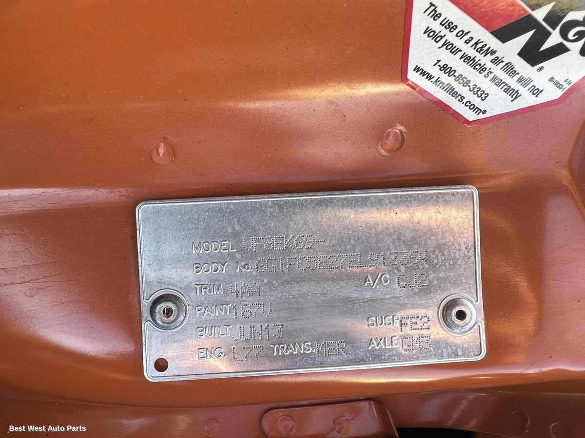 2013 HOLDEN COMMODORE Engine