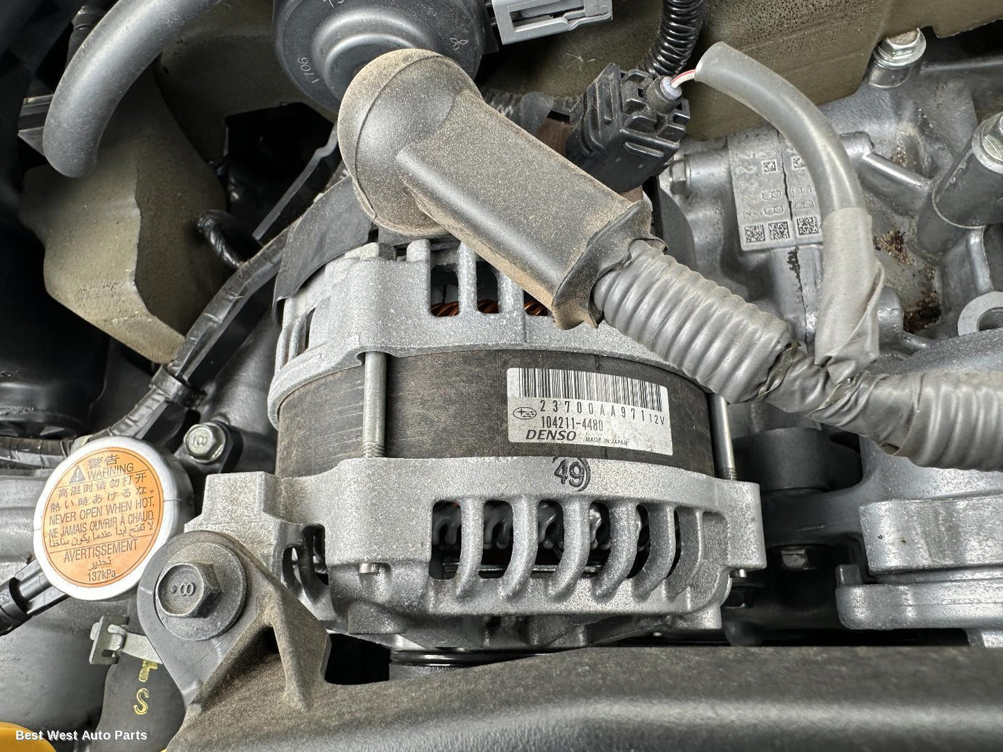 2021 SUBARU XV Alternator