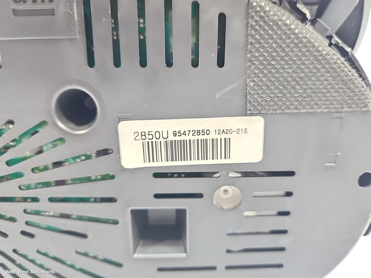 2012 HOLDEN CRUZE Instrument Cluster