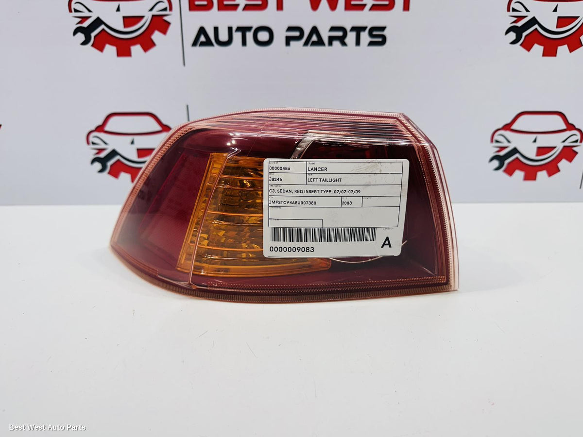 2008 MITSUBISHI LANCER Left Taillight