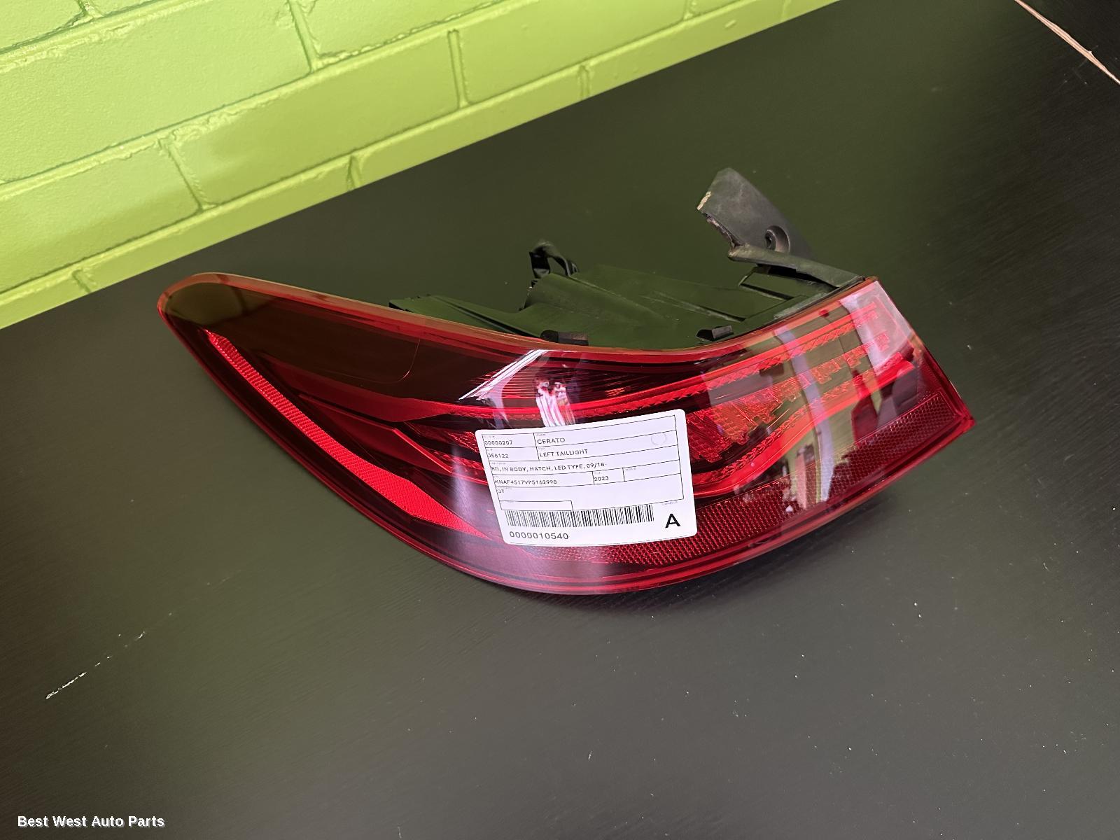 2023 KIA CERATO Left Taillight