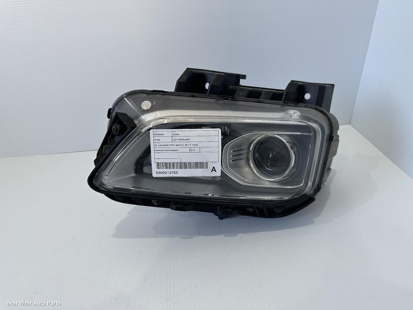 2019 HYUNDAI KONA Left Headlamp