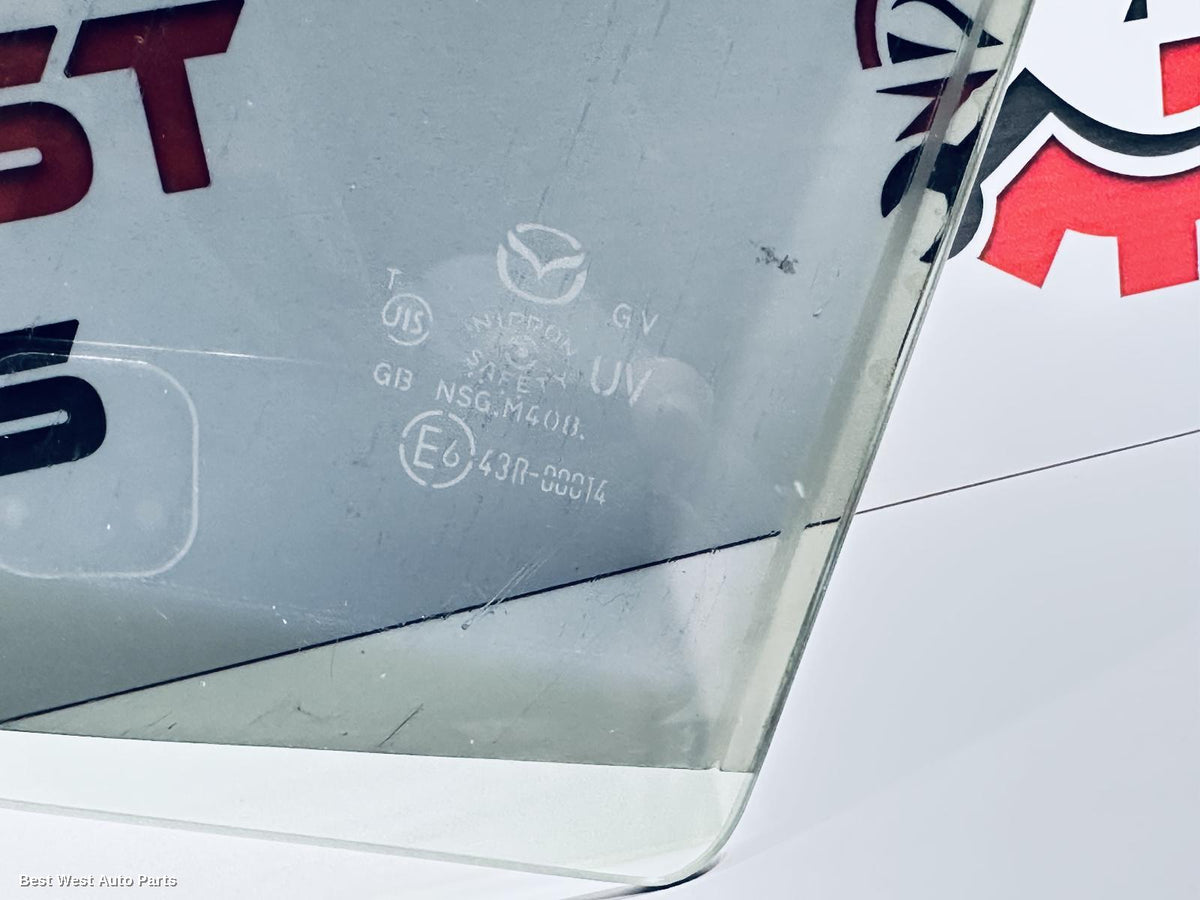 2011 MAZDA 6 Left Rear Door Window