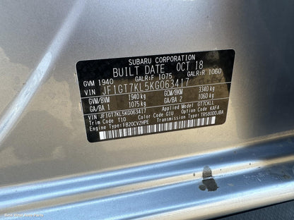 2018 SUBARU XV Combination Switch