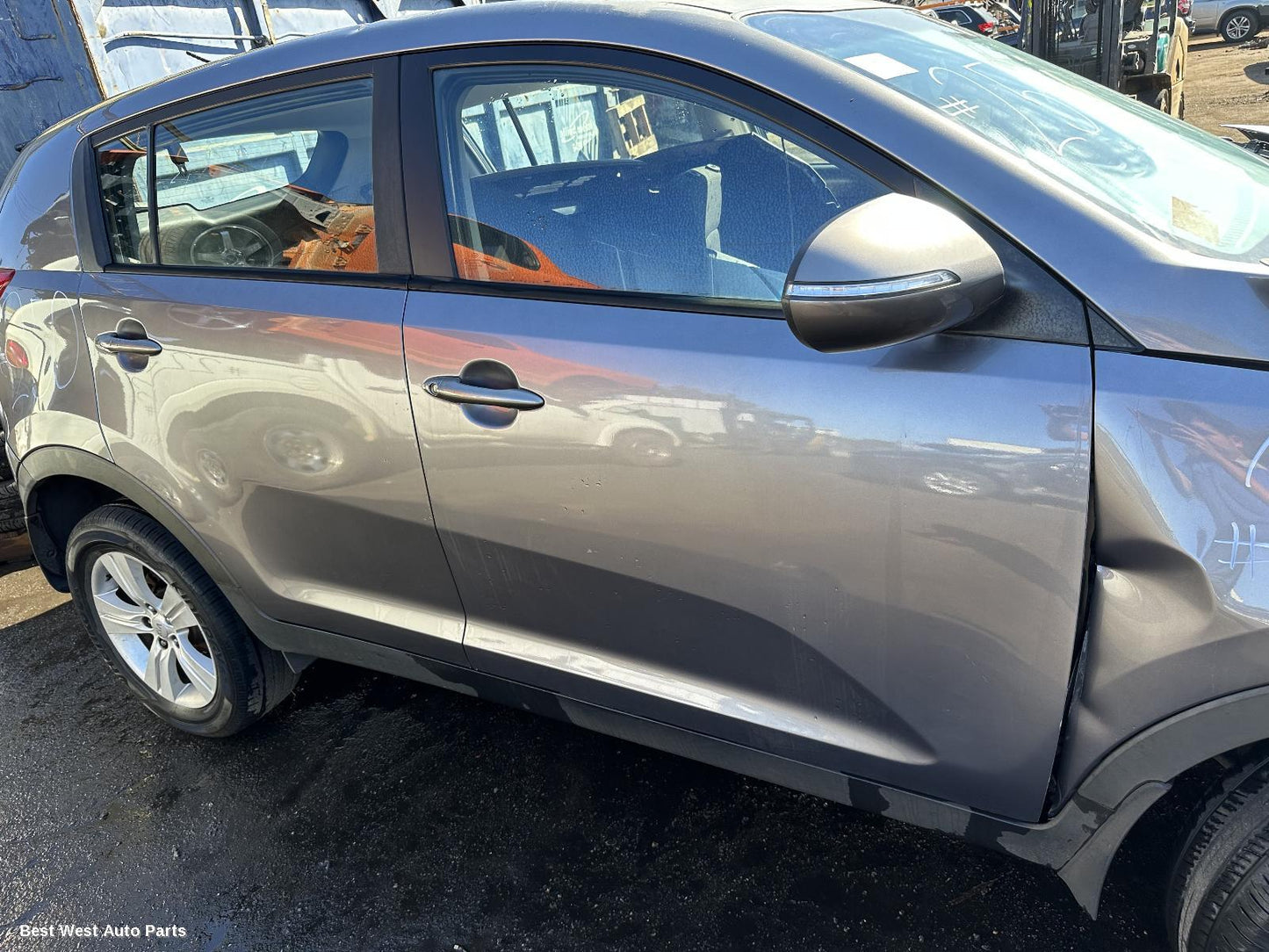 2012 KIA SPORTAGE Right Rear Door Window