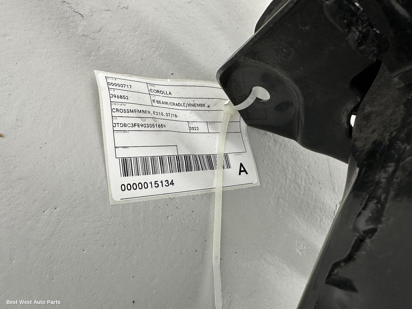 2022 TOYOTA COROLLA R Beam/Cradle/Xmembr