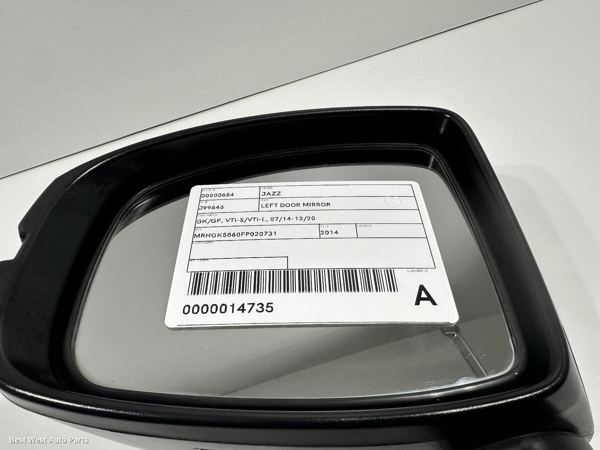 2014 HONDA JAZZ Left Door Mirror