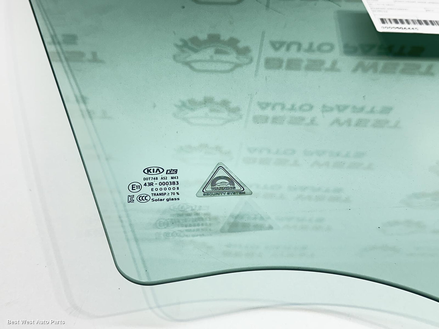 2017 KIA SPORTAGE Right Front Door Window