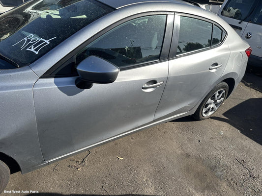 2014 MAZDA 3 Left Front Door Window