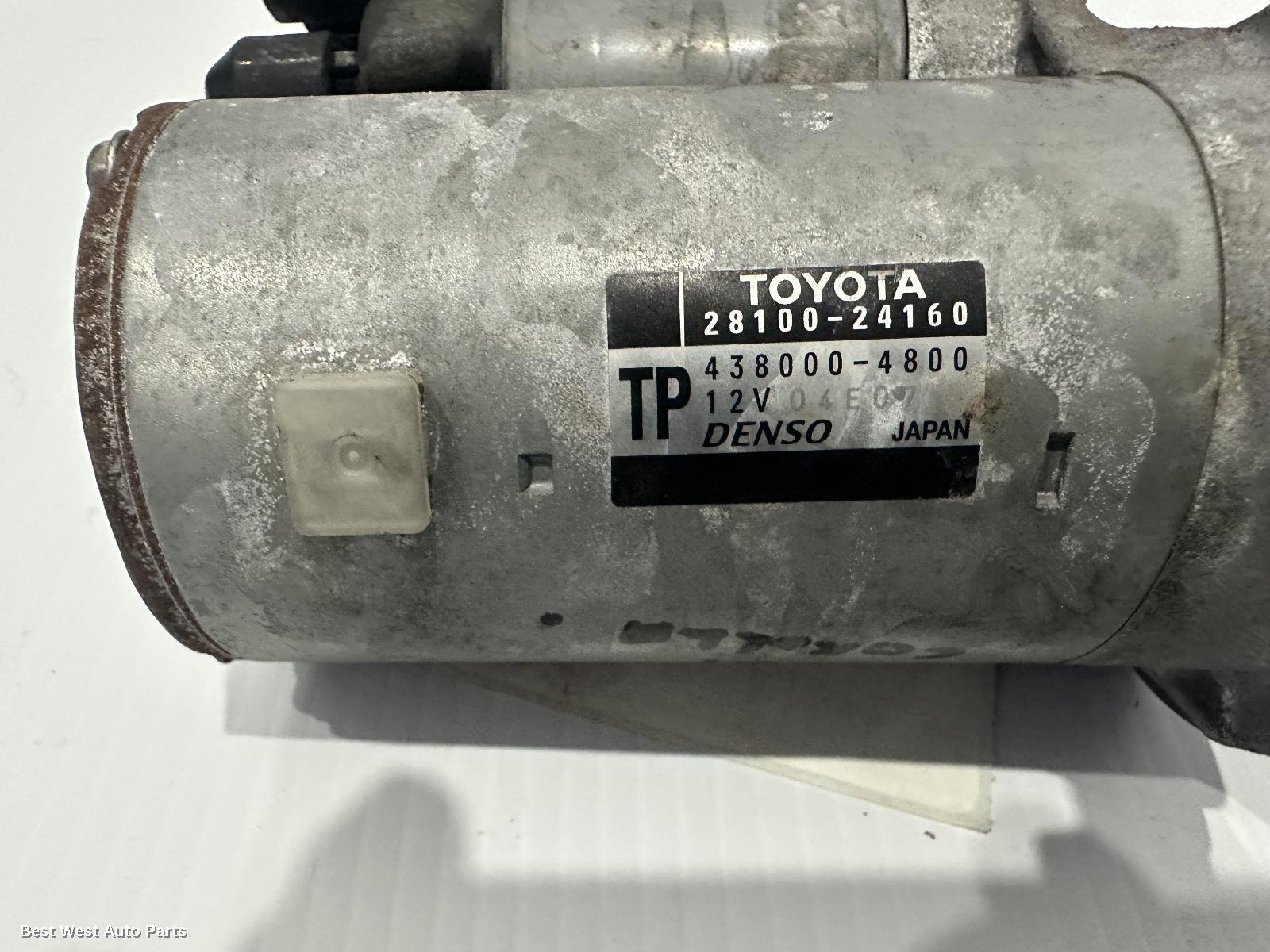 2021 TOYOTA COROLLA Starter