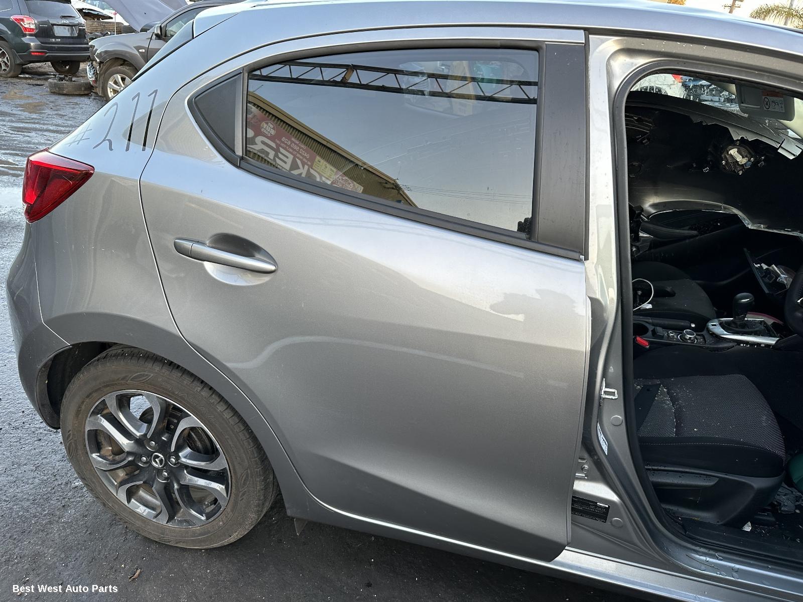 2019 MAZDA 2 Right Rear Door Window