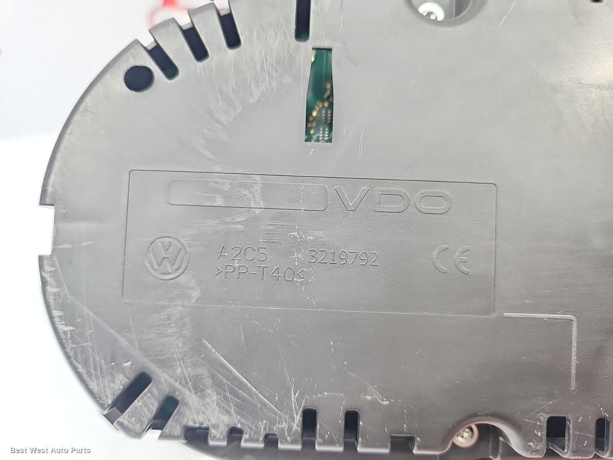 2018 VOLKSWAGEN CADDY Instrument Cluster