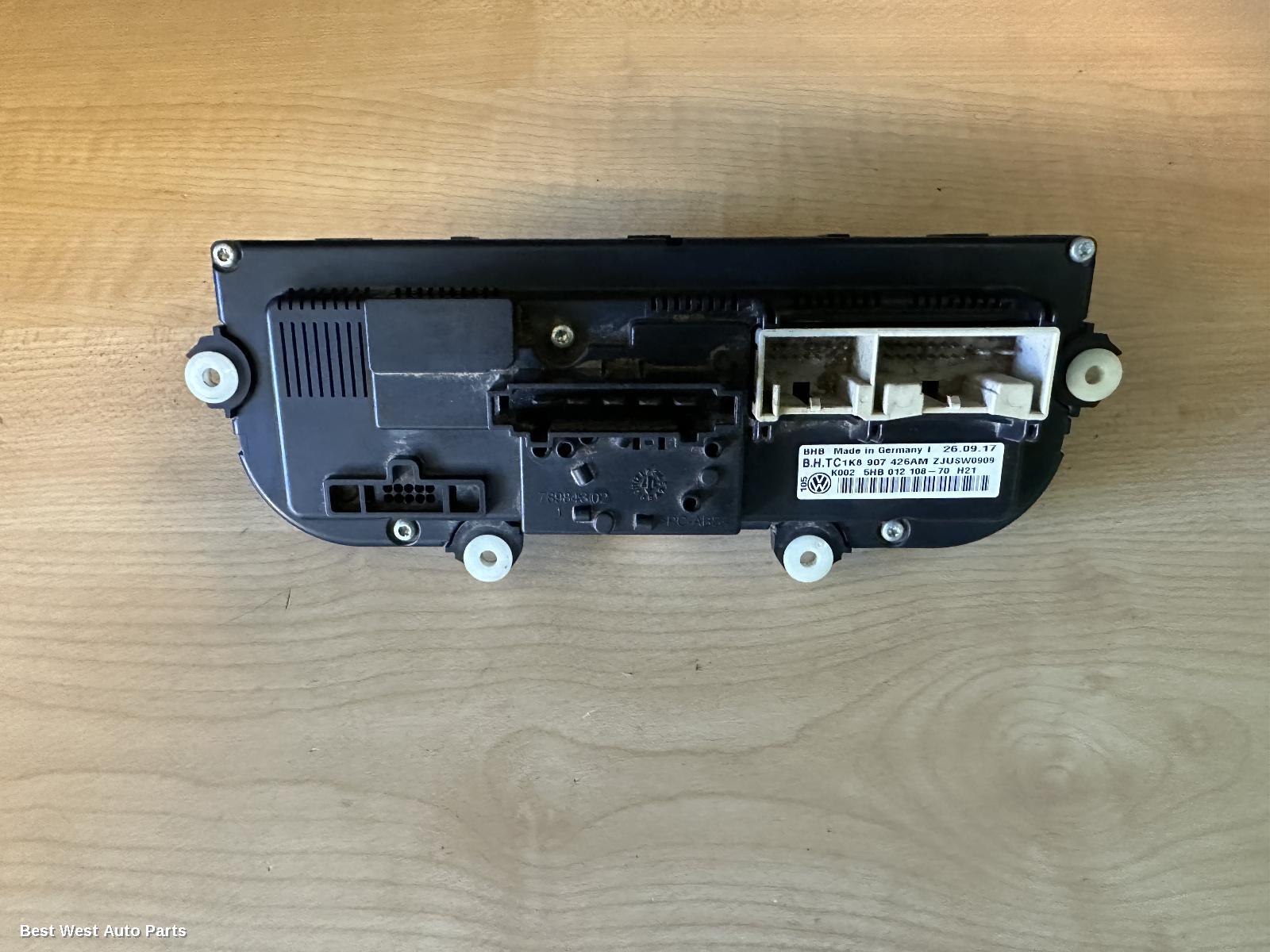 2018 VOLKSWAGEN CADDY Heater/Ac Controls