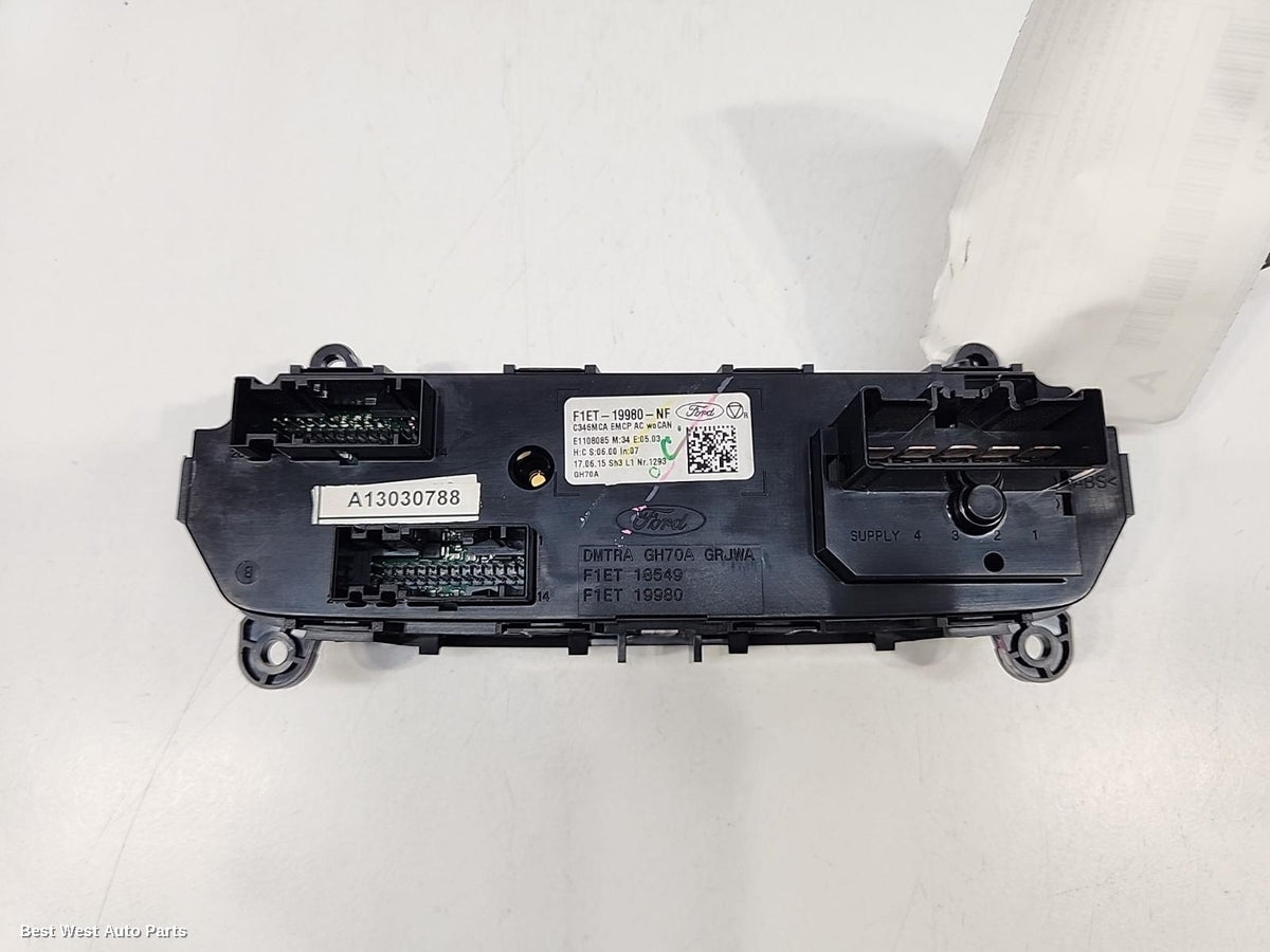 2016 FORD FOCUS Heater/Ac Controls