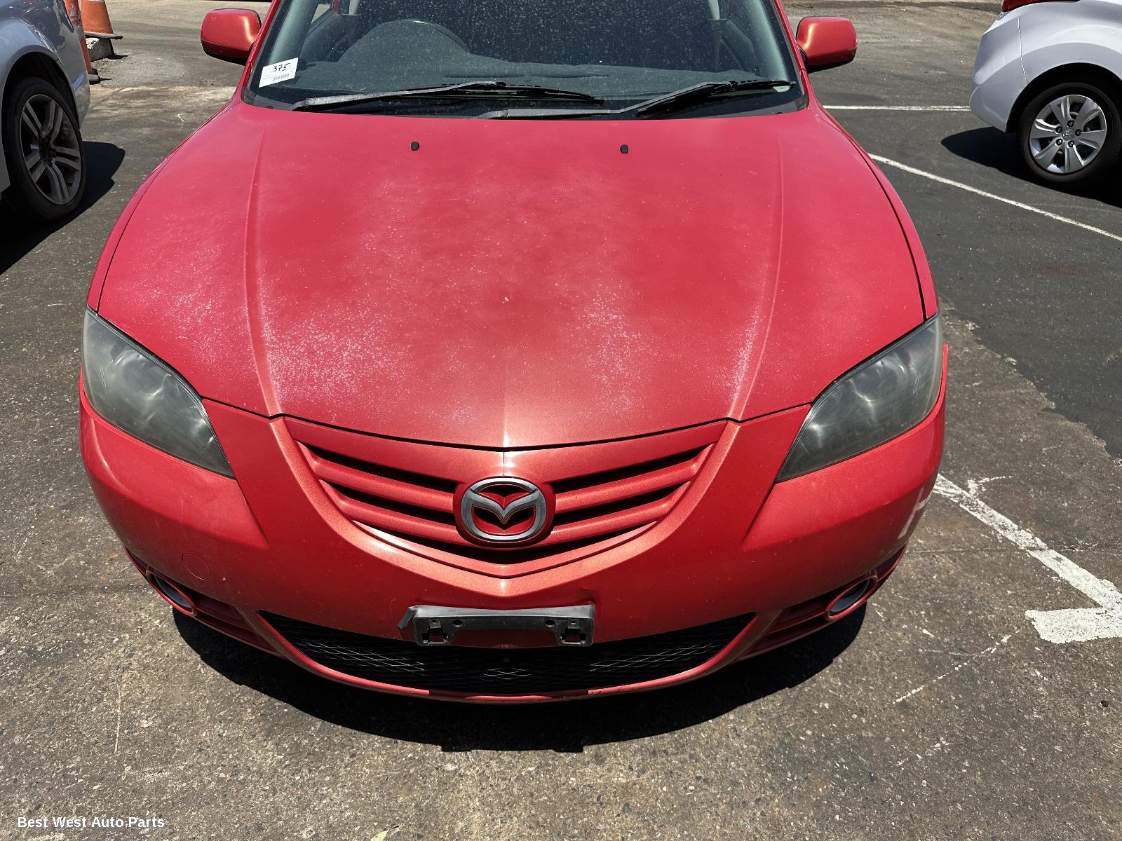 2006 MAZDA 3 Left Front Door Window