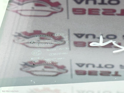 2014 JEEP CHEROKEE Left Rear Door Window