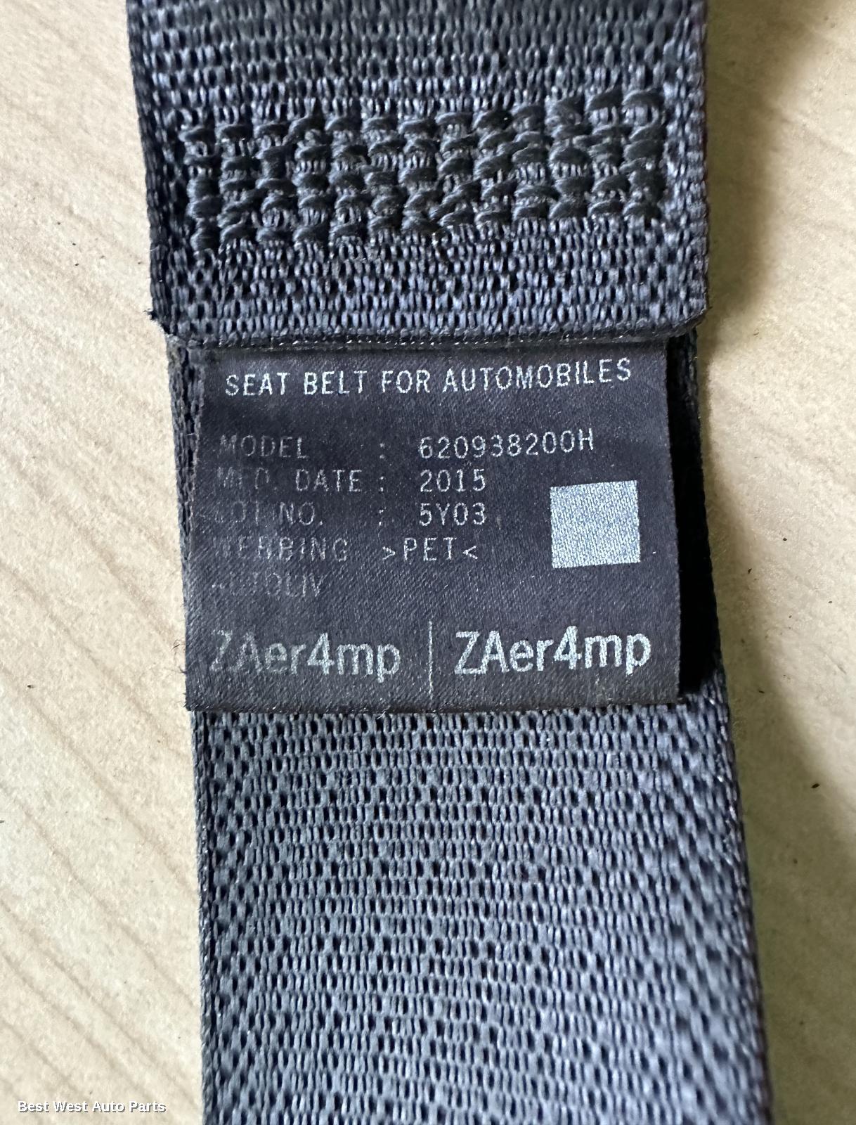 2016 HOLDEN COLORADO Seatbelt/Stalk