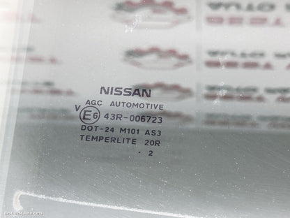 2012 NISSAN DUALIS Right Rear Door Window