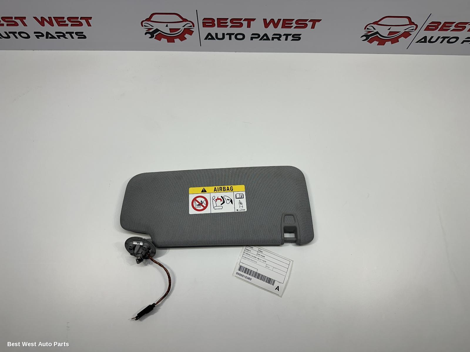 2018 HOLDEN TRAX Sunvisor
