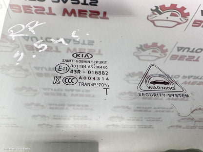 2019 KIA CERATO Right Front Door Window