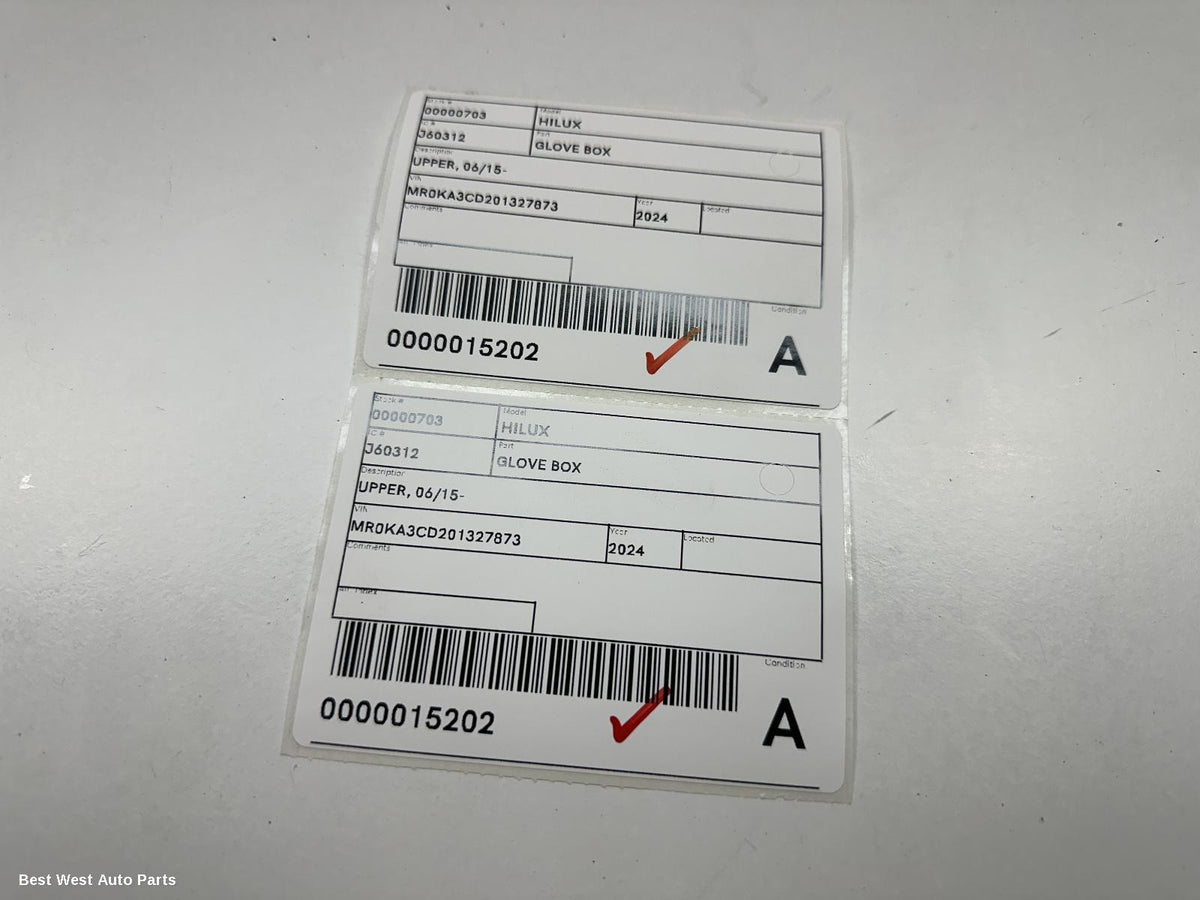 2024 TOYOTA HILUX Glove Box