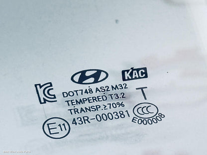 2016 HYUNDAI I30 Left Rear Door Window