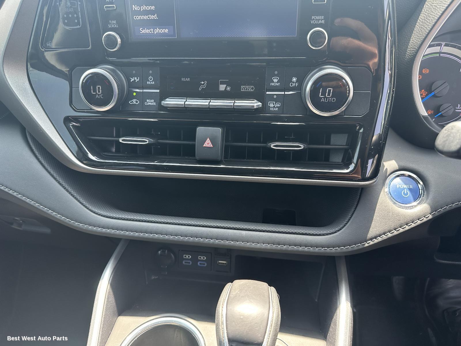2022 TOYOTA KLUGER Heater/Ac Controls