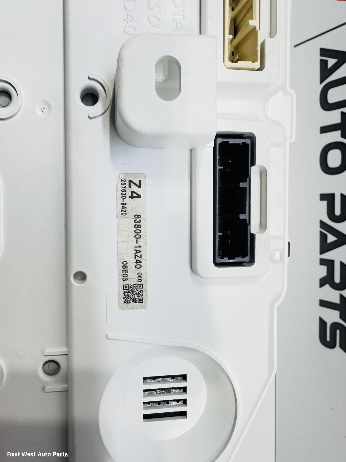 2021 TOYOTA COROLLA Instrument Cluster