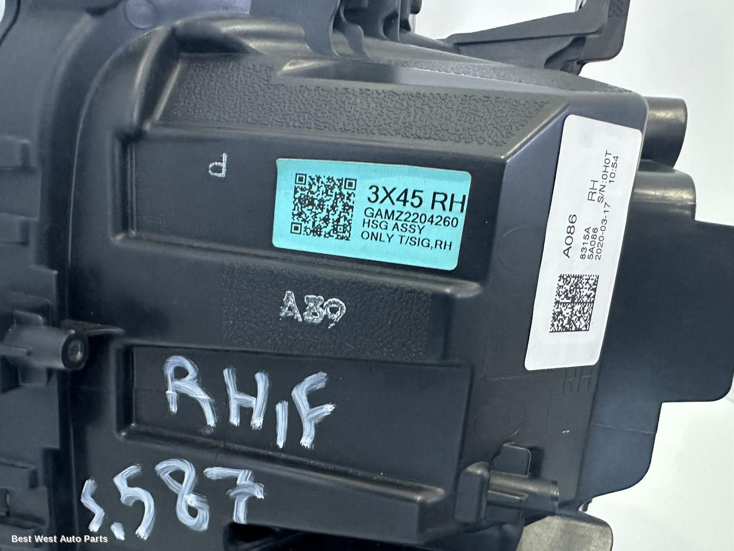 2020 MITSUBISHI ASX Right Indicator/Fog/Side