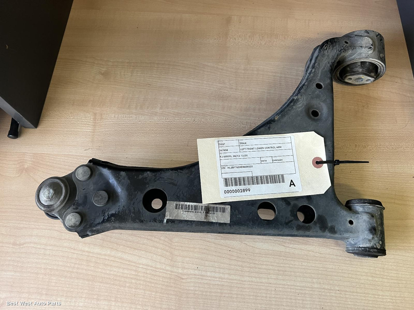 2014 HOLDEN TRAX Left Front Lower Control Arm