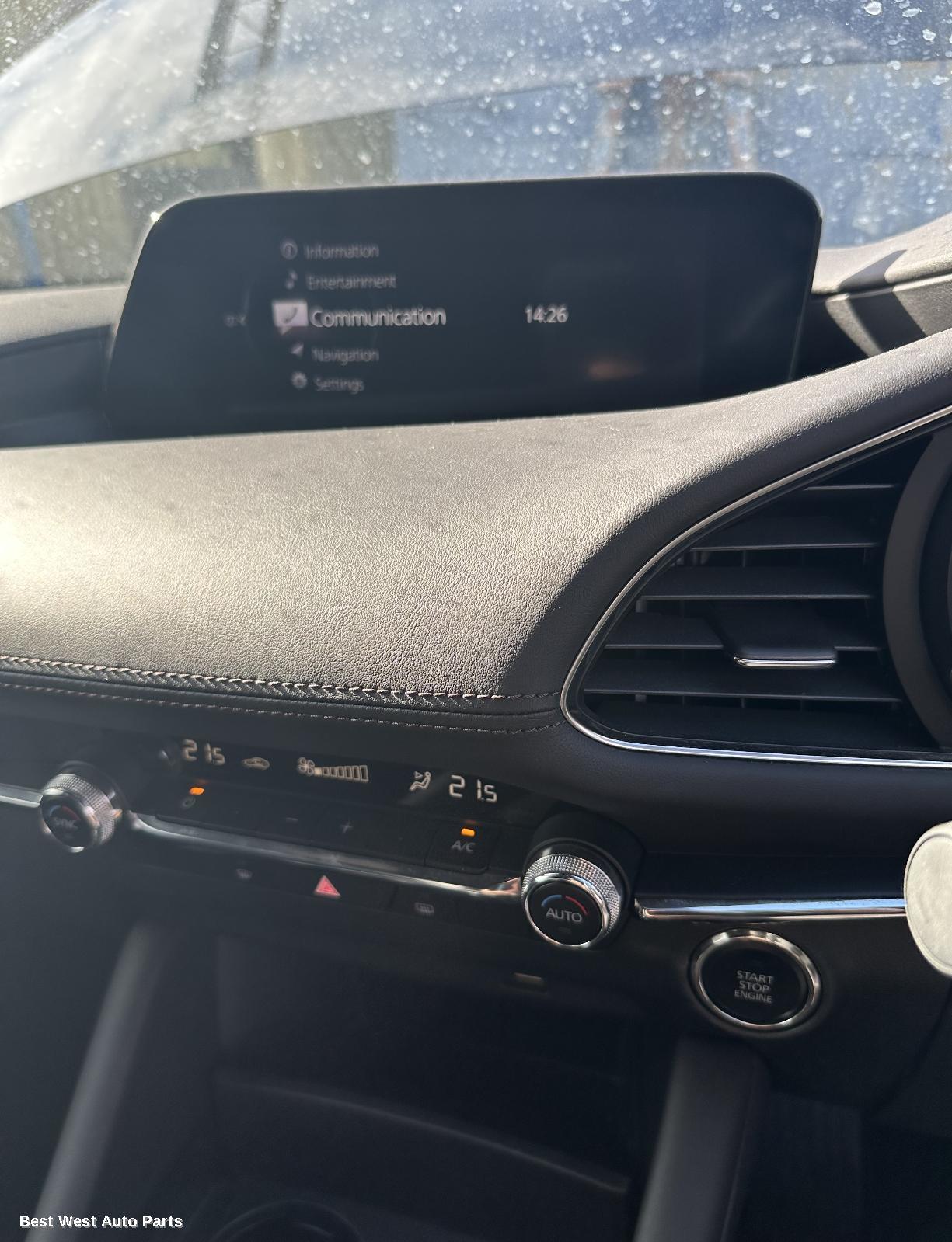 2020 MAZDA 3 Radio/Cd/Dvd/Sat/Tv