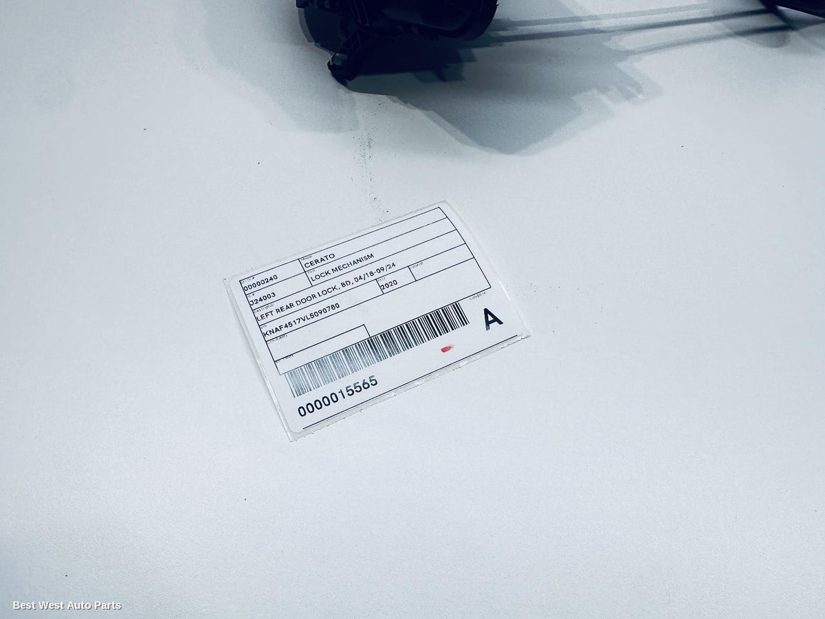 2020 KIA CERATO Door/Boot/Gate Lock