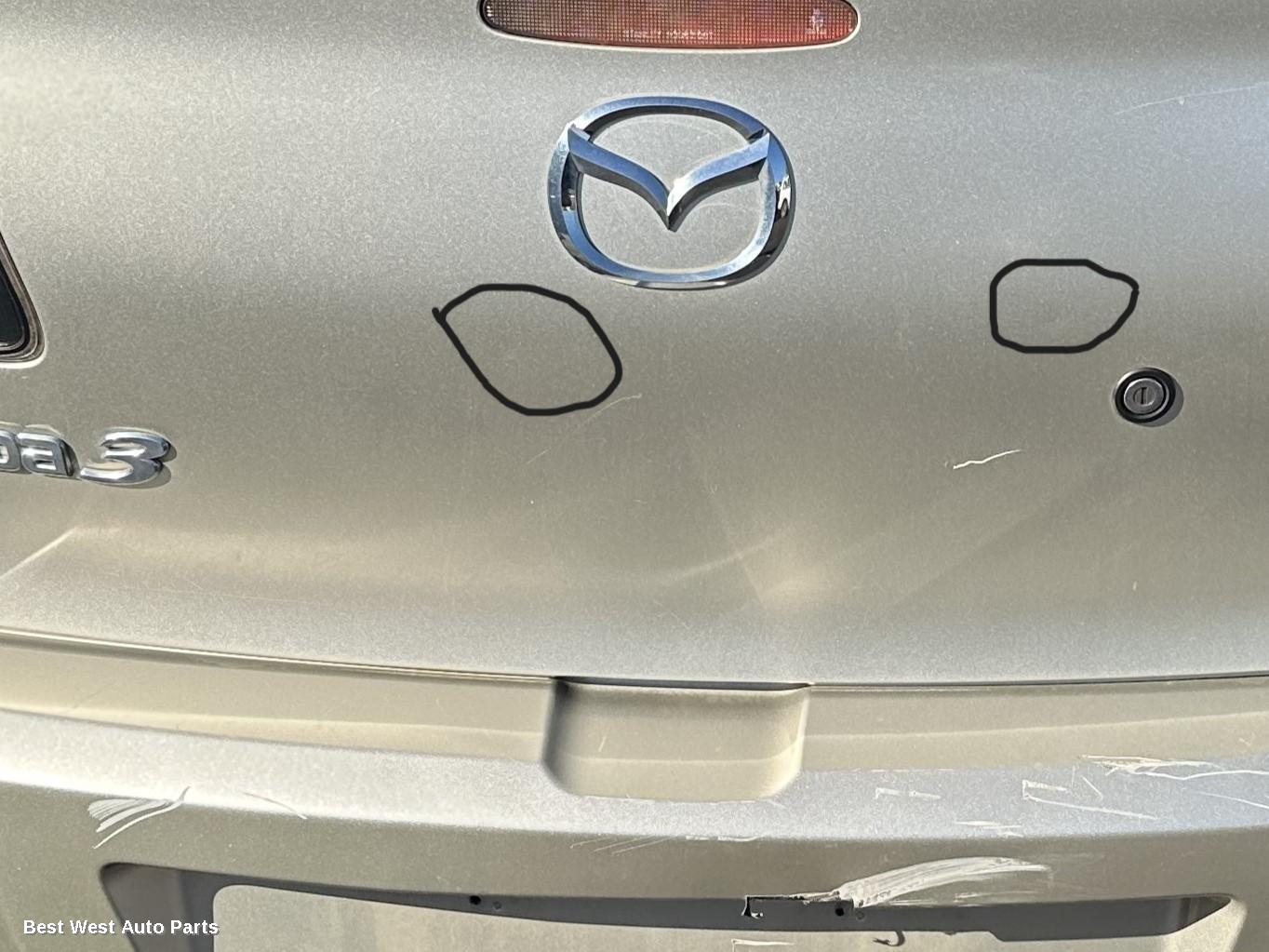 2007 MAZDA 3 Bootlid/Tailgate