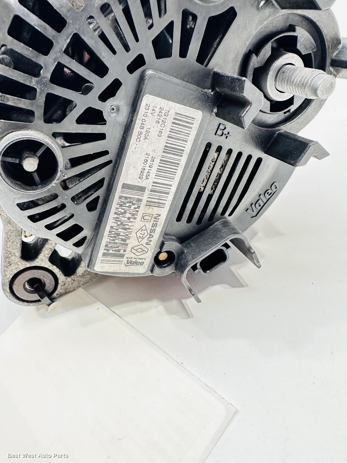 2016 NISSAN QASHQAI Alternator