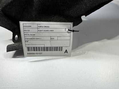 2024 TOYOTA YARIS CROSS Right Guard Liner