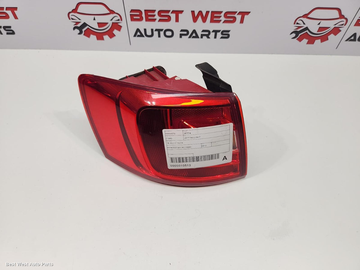 2012 VOLKSWAGEN JETTA Left Taillight