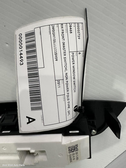 2011 MAZDA 6 Pwr Dr Wind Switch