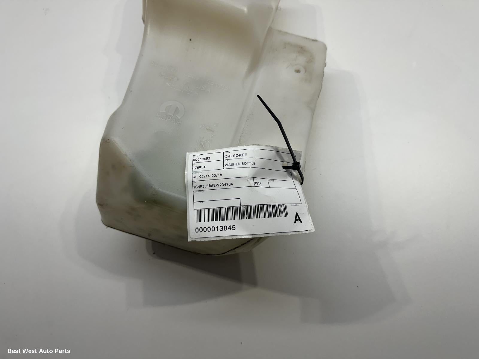 2014 JEEP CHEROKEE Washer Bottle