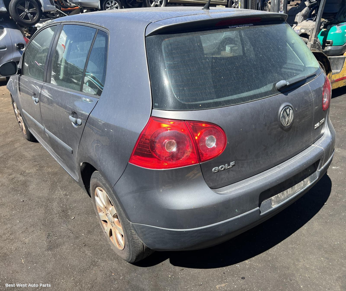 2008 VOLKSWAGEN GOLF Left Rear Door Window