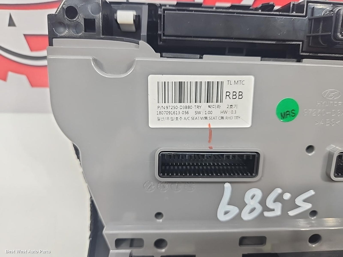 2019 HYUNDAI TUCSON Heater/Ac Controls