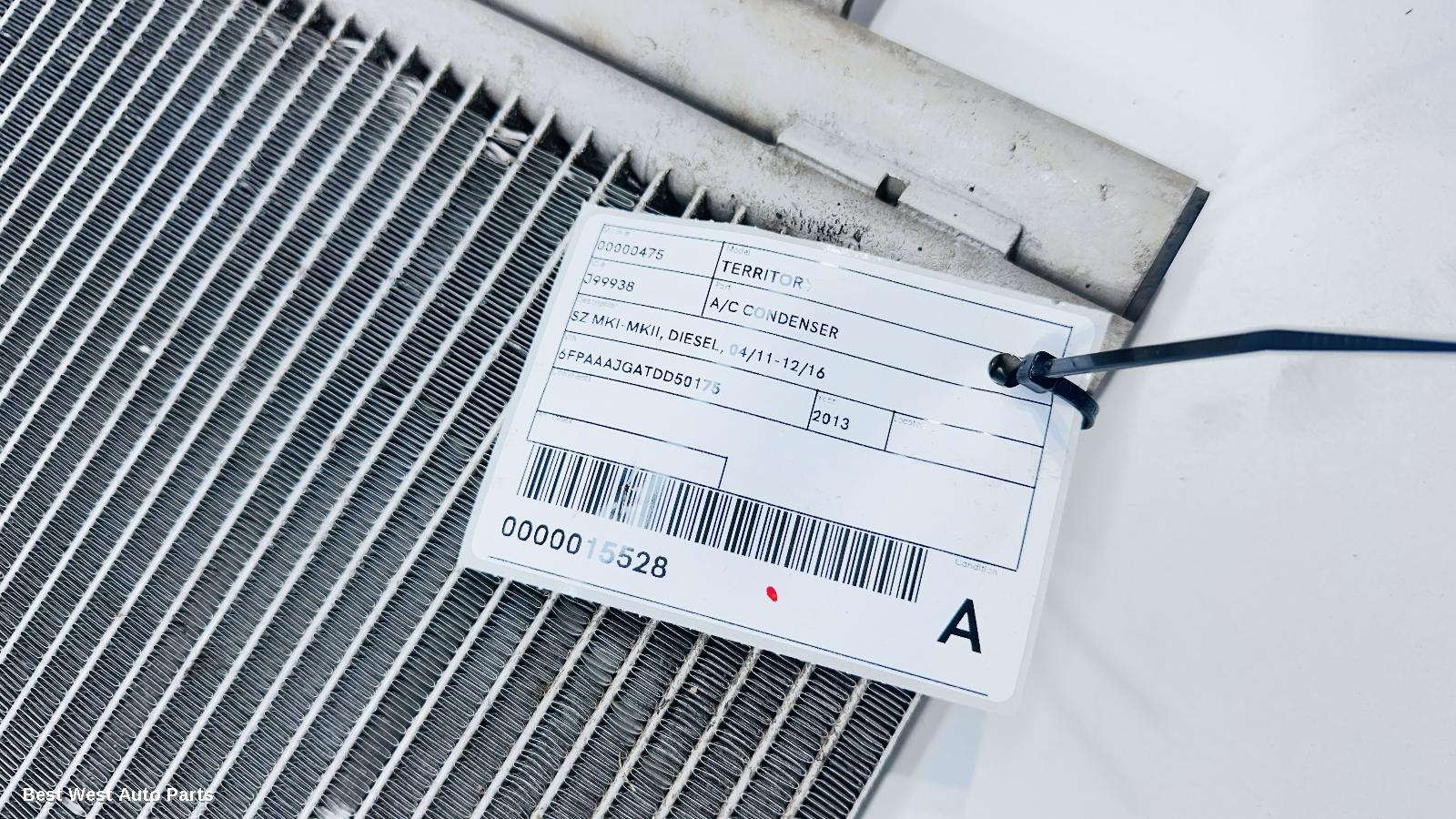 2013 FORD TERRITORY A/C Condenser