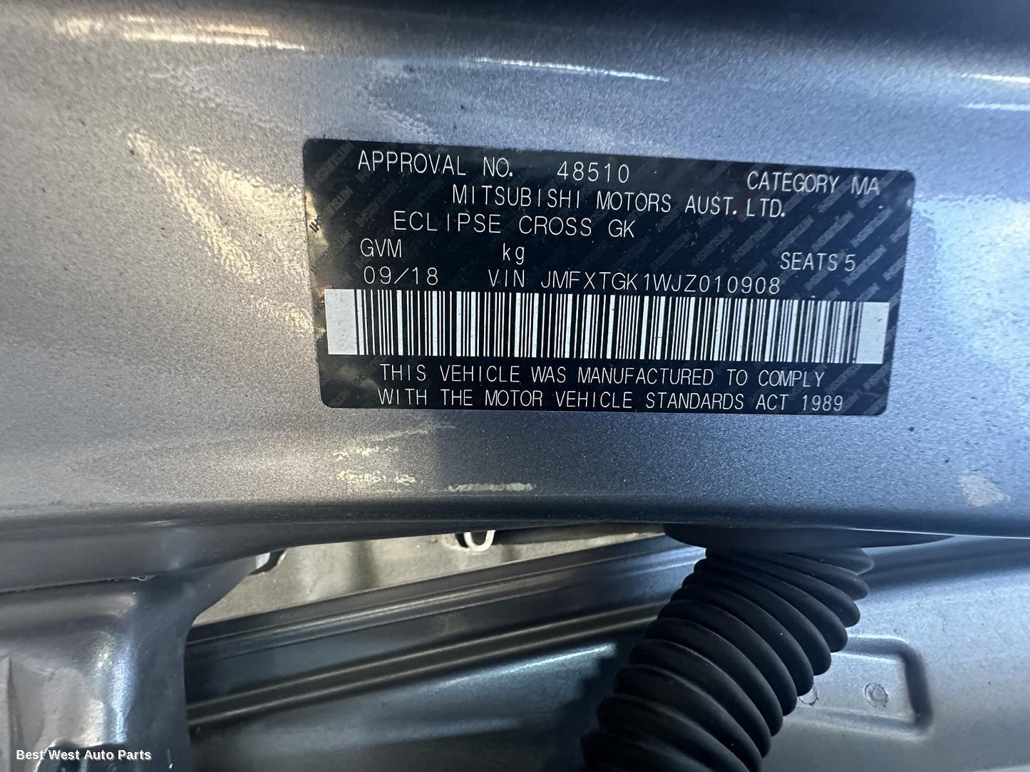 2019 MITSUBISHI ECLIPSE CROSS REVERSE_CAMERA