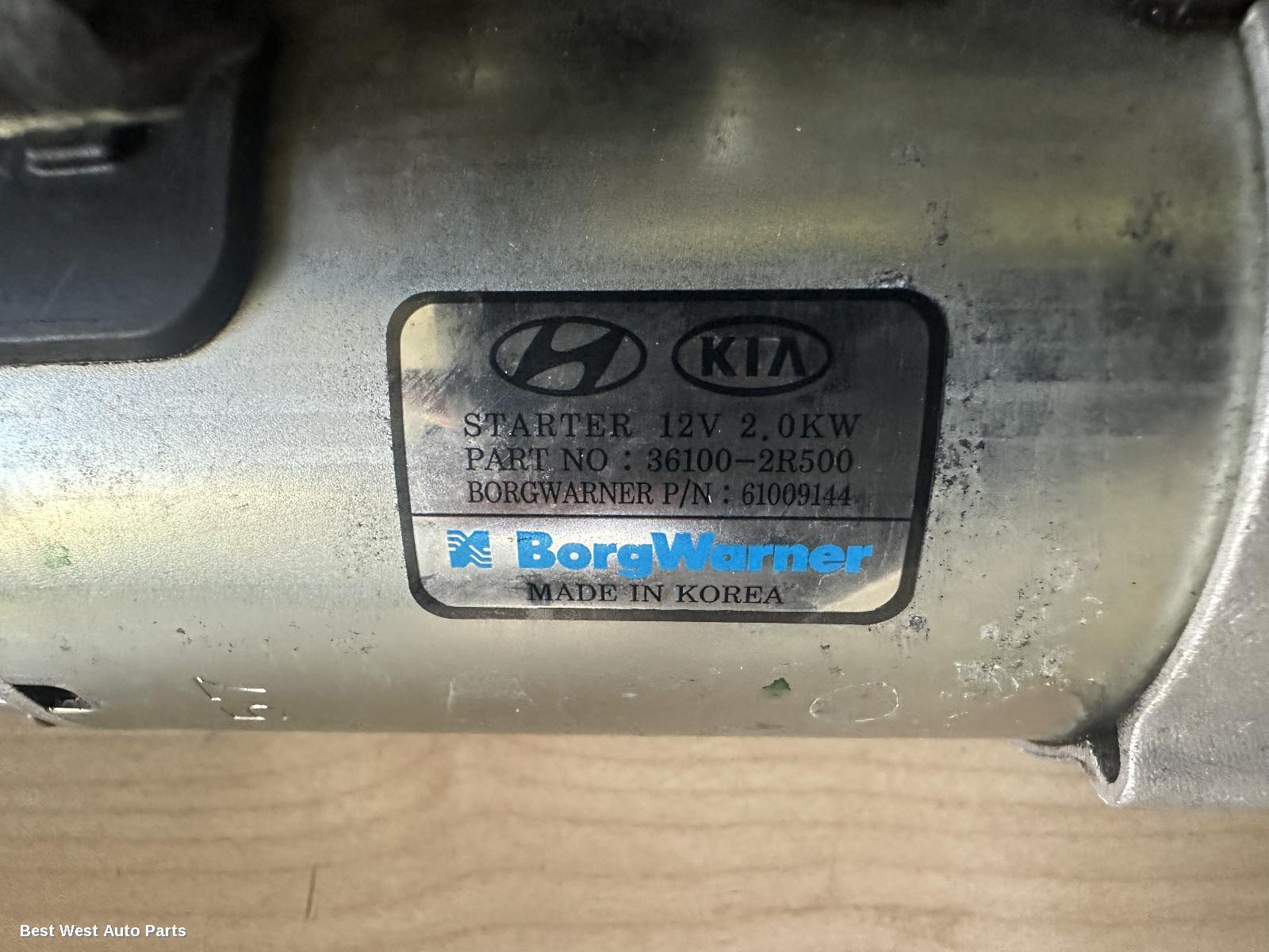 2021 HYUNDAI SANTA FE Starter