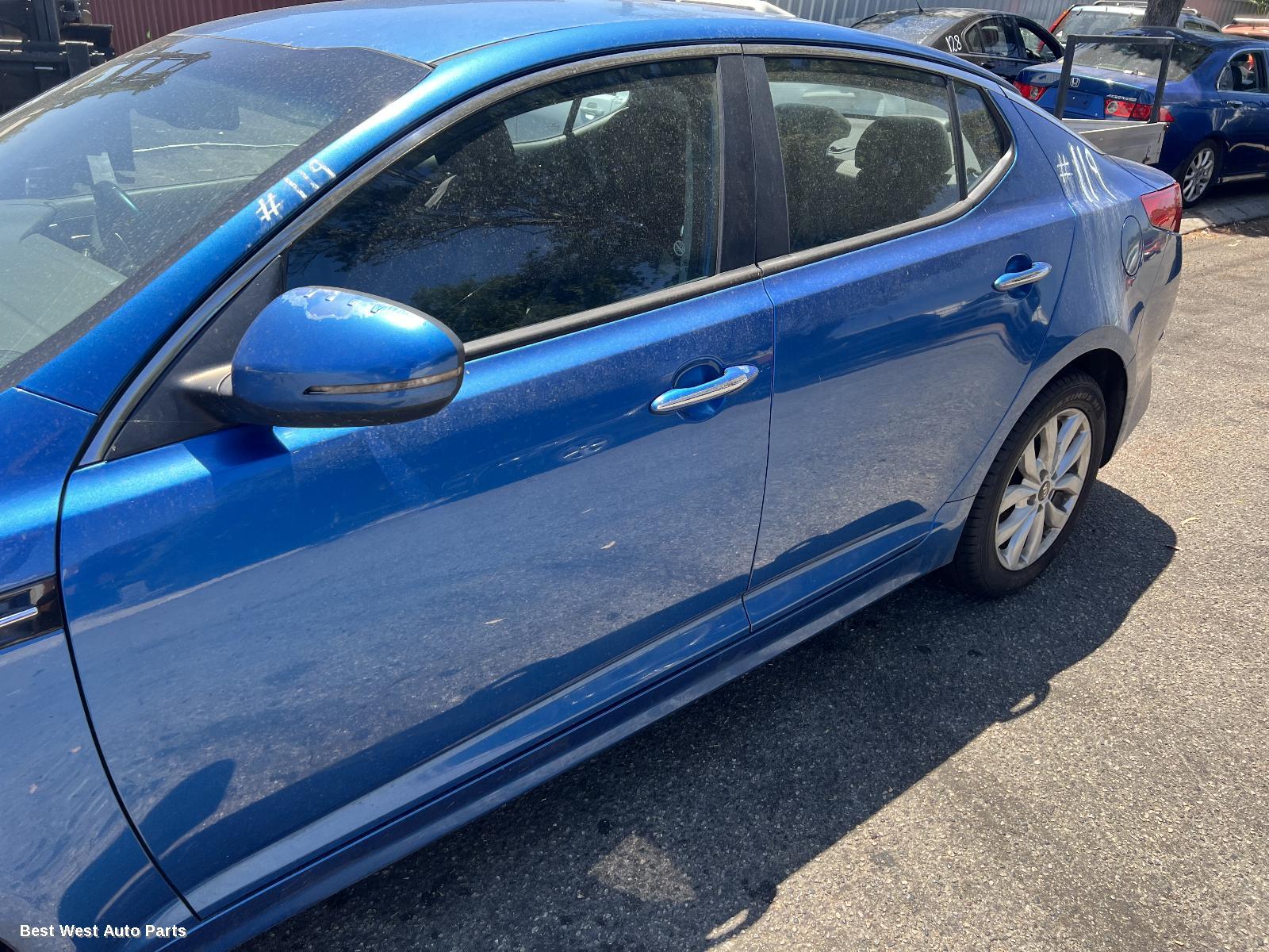 2014 KIA OPTIMA Left Rear Door/Sliding