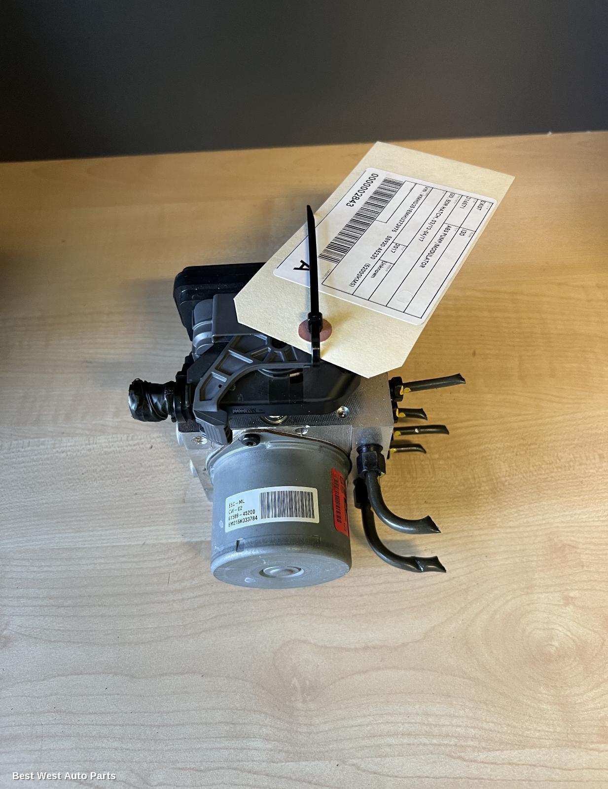 2017 HYUNDAI I30 Abs Pump/Modulator
