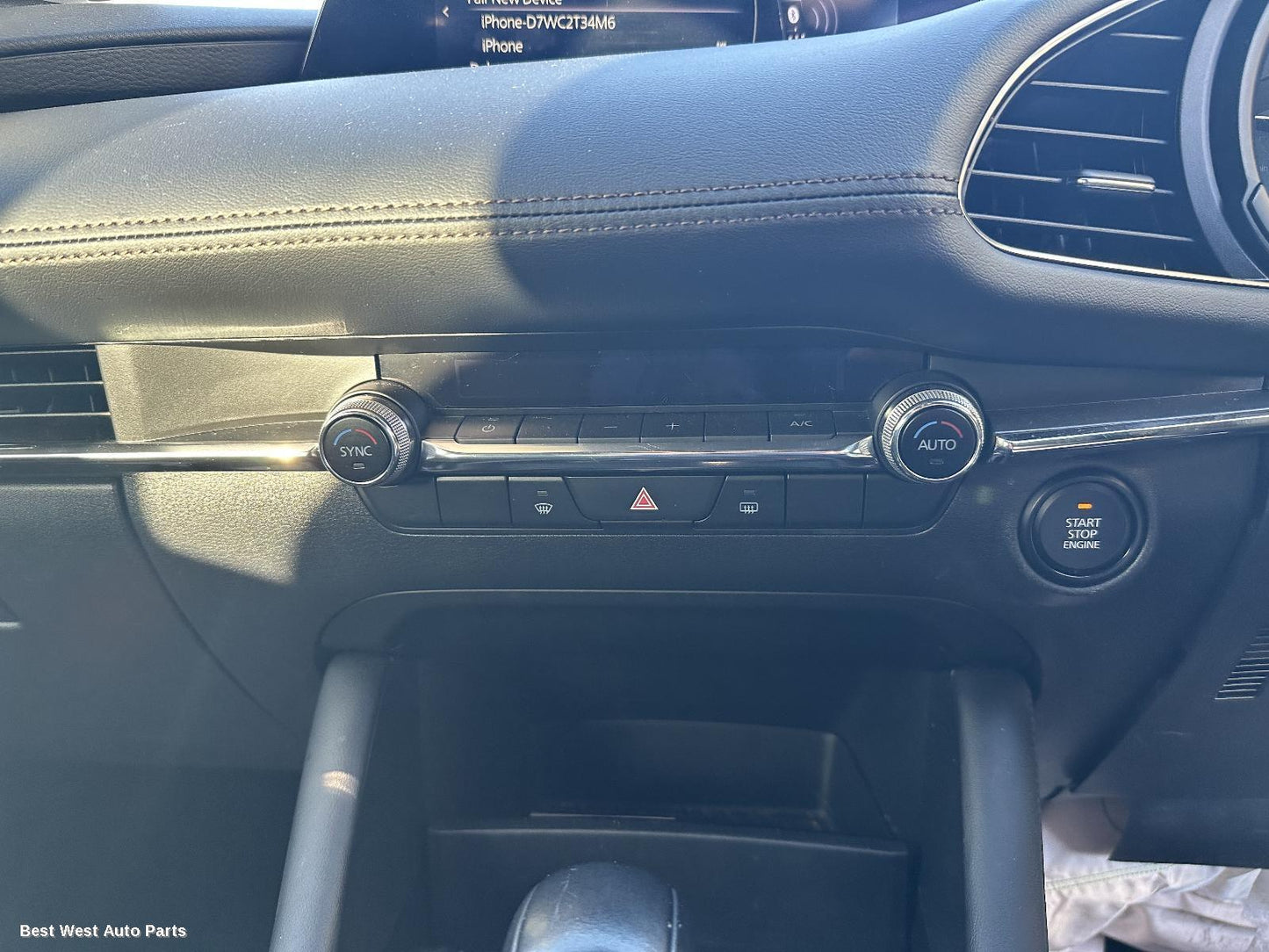 2022 MAZDA 3 Heater/Ac Controls