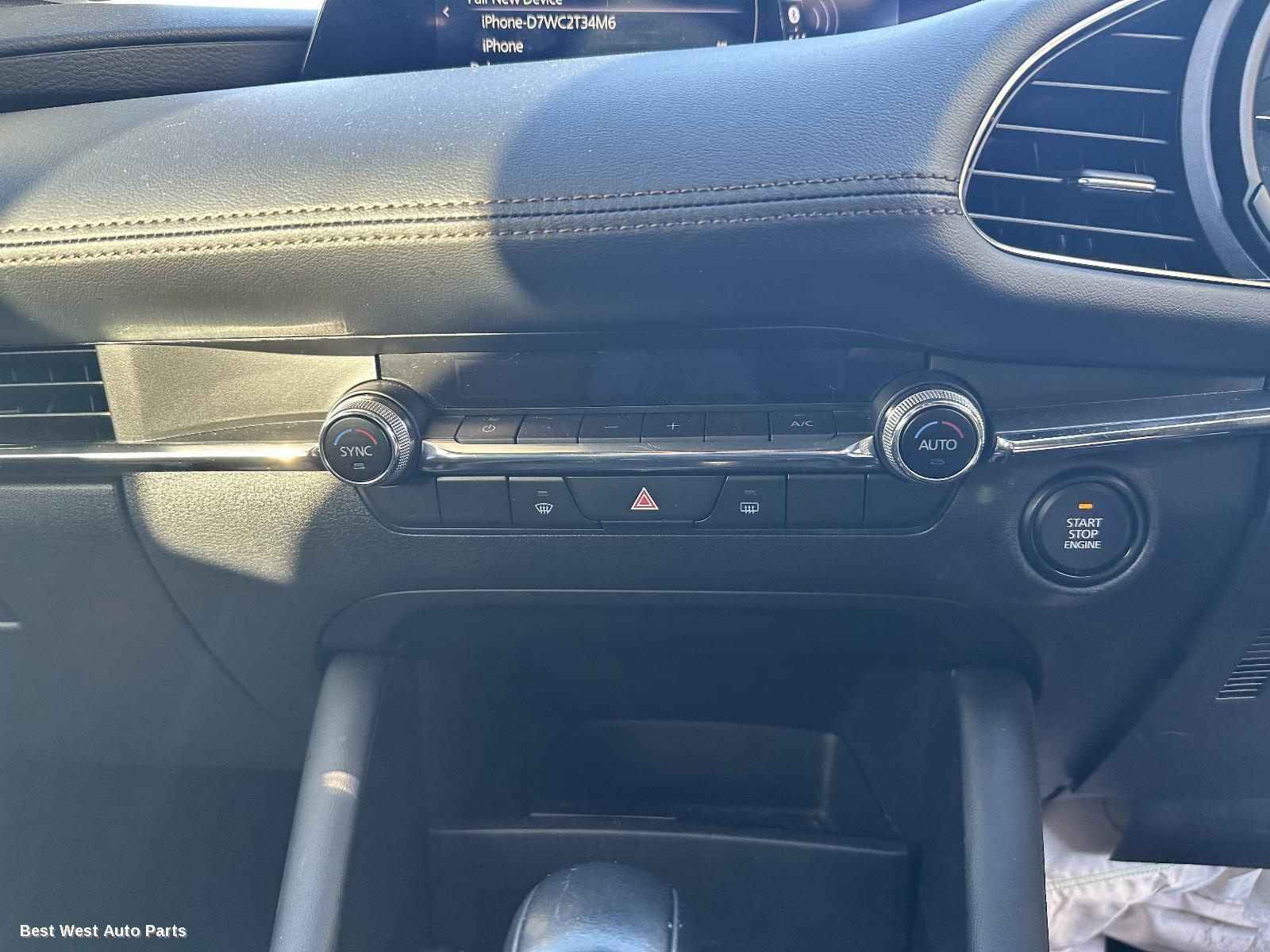 2022 MAZDA 3 Heater/Ac Controls