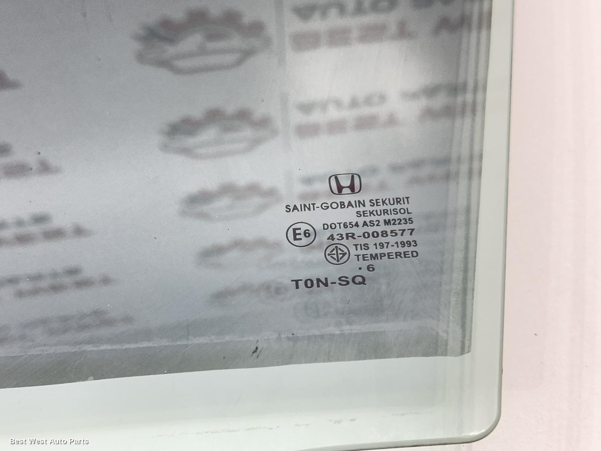 2016 HONDA CRV Left Front Door Window