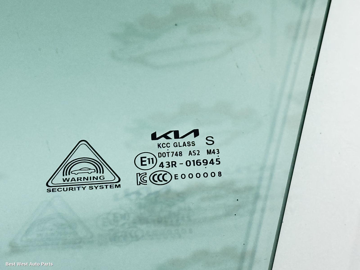 2024 KIA SPORTAGE Left Front Door Window